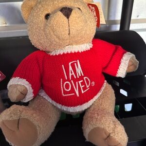 Helzberg Diamonds Beige Plush Bear Tag